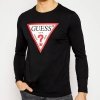 Guess longsleeve koszulka na długi rękaw męska czarna